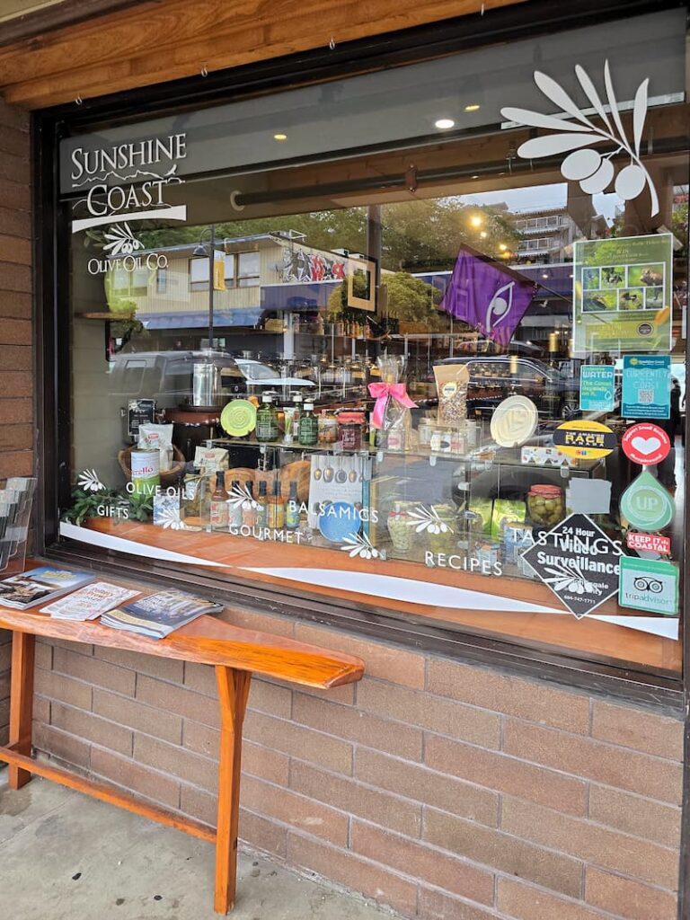 Sunshine Coast Olive Oil Co. in Gibsons BC Canada