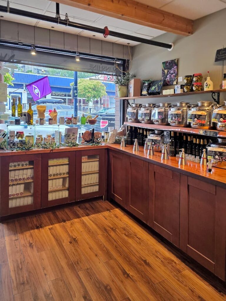 Sunshine Coast Olive Oil Co. in Gibsons BC Canada