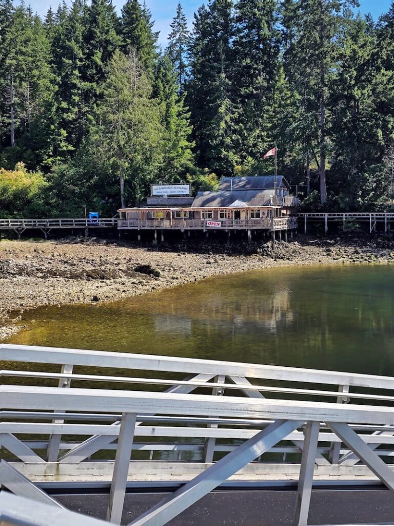The Boardwalk Restaurant in Lund BC Canada
