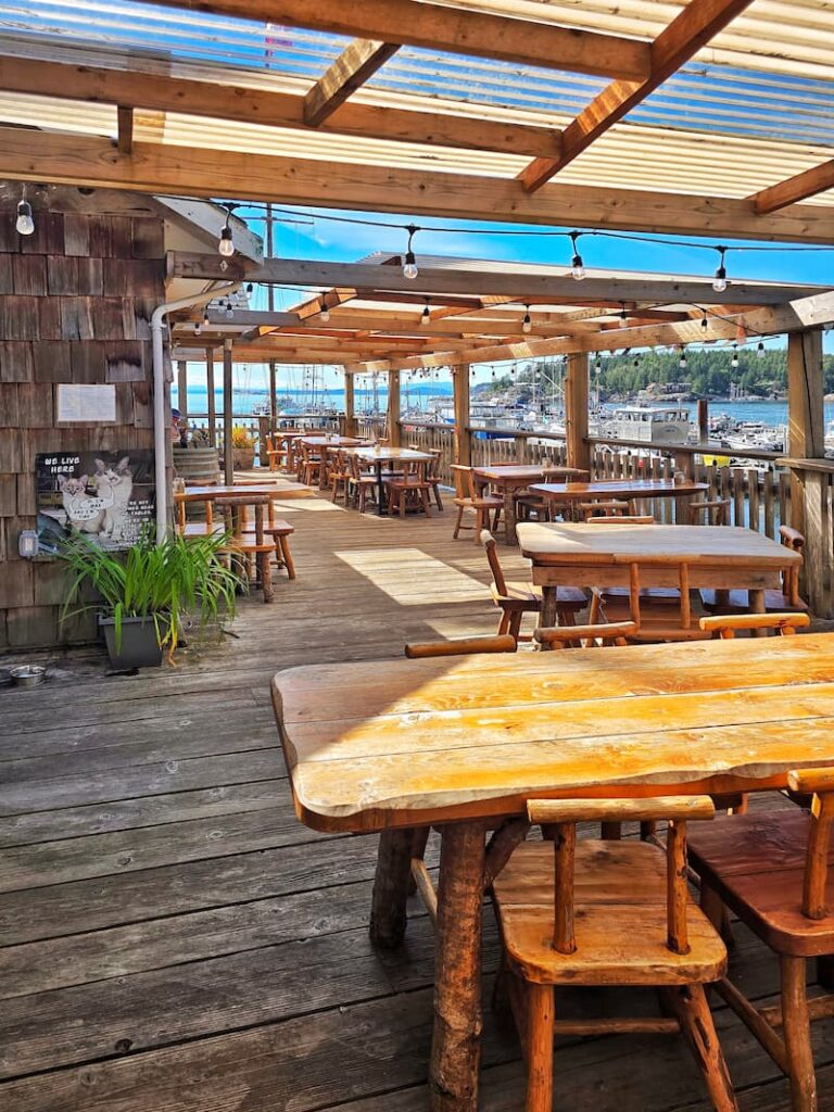 The Boardwalk Restaurant in Lund BC Canada