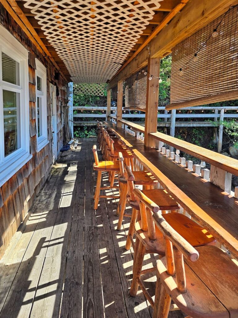 The Boardwalk Restaurant in Lund BC Canada