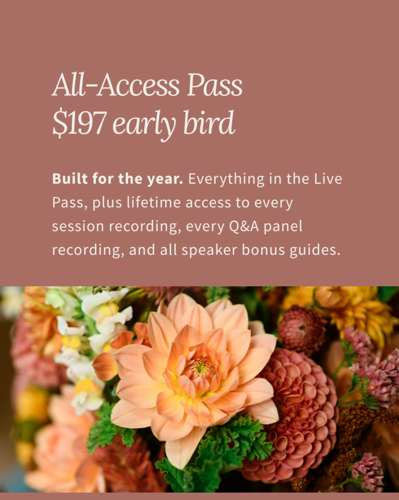 all-access pass early bird graphic