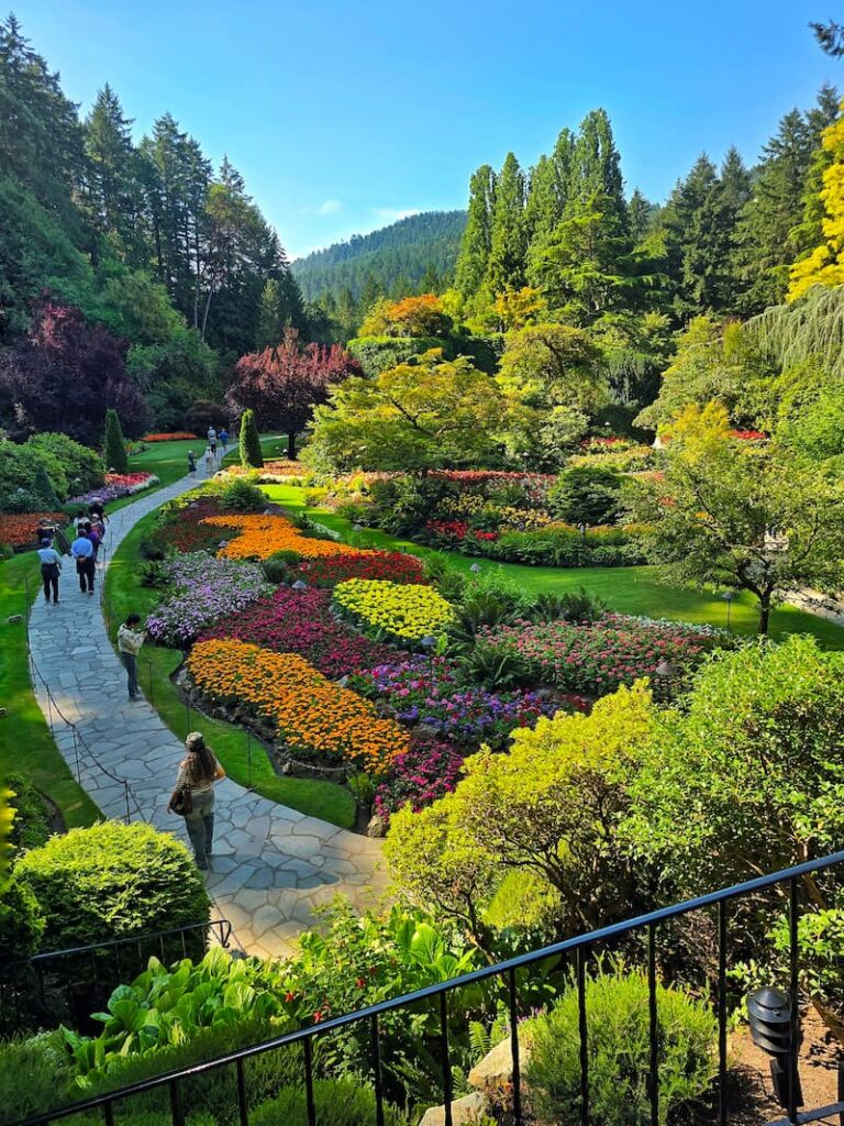The Sunken Garden at Butchart