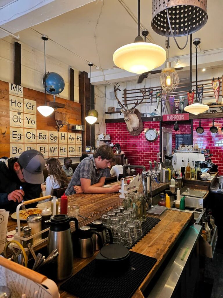 Jam Cafe restaurant on Victoria BC
