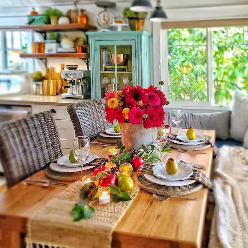creating a cozy fall kitchen