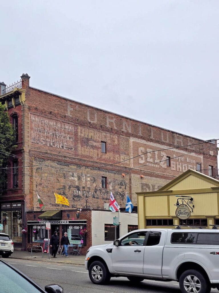 Beautiful historic buildings in Port Townsend Washington